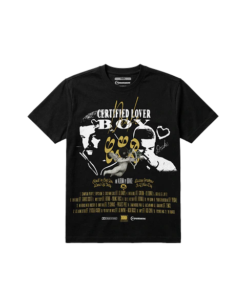 Drake Certified Lover Boy Black Tee (FIT NORMAL)