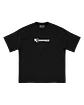 Frover Faces Logo Black Tee - thumbnail 1