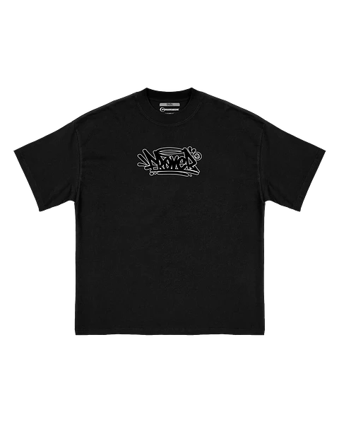 Frover Tag Outline Black Tee