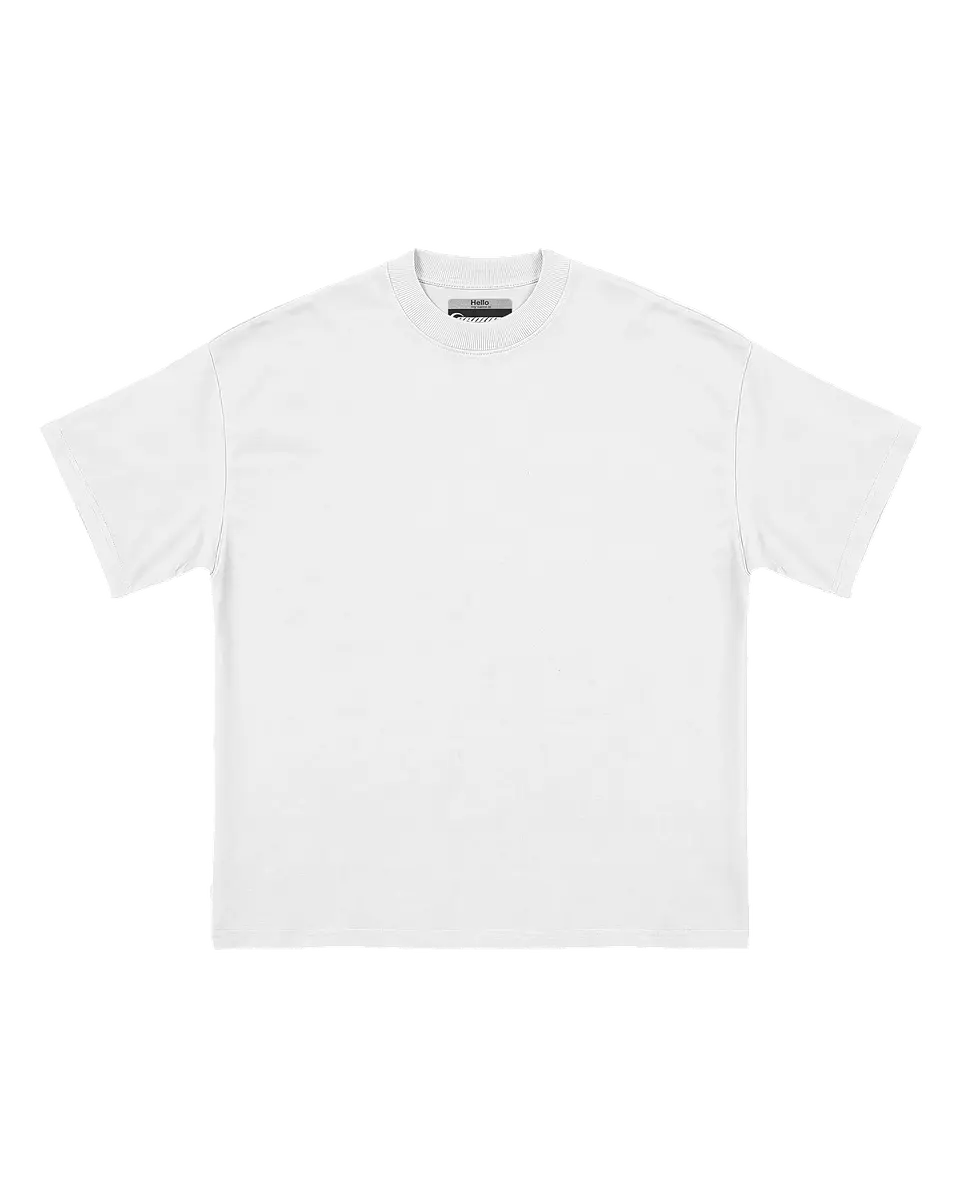 CottonBlend® White Tee 1