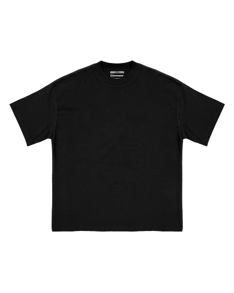 CottonBlend® Black Tee