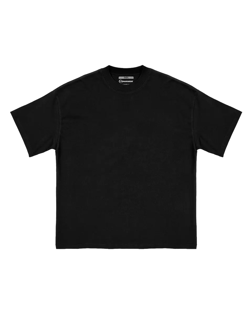 CottonBlend® Black Tee 1