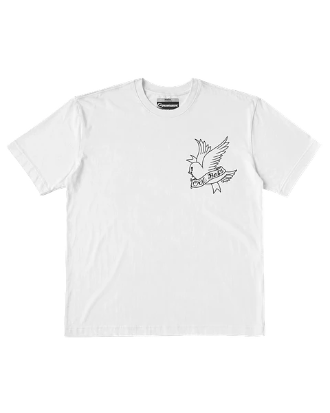Polera Cry Baby White Tee Lil Peep