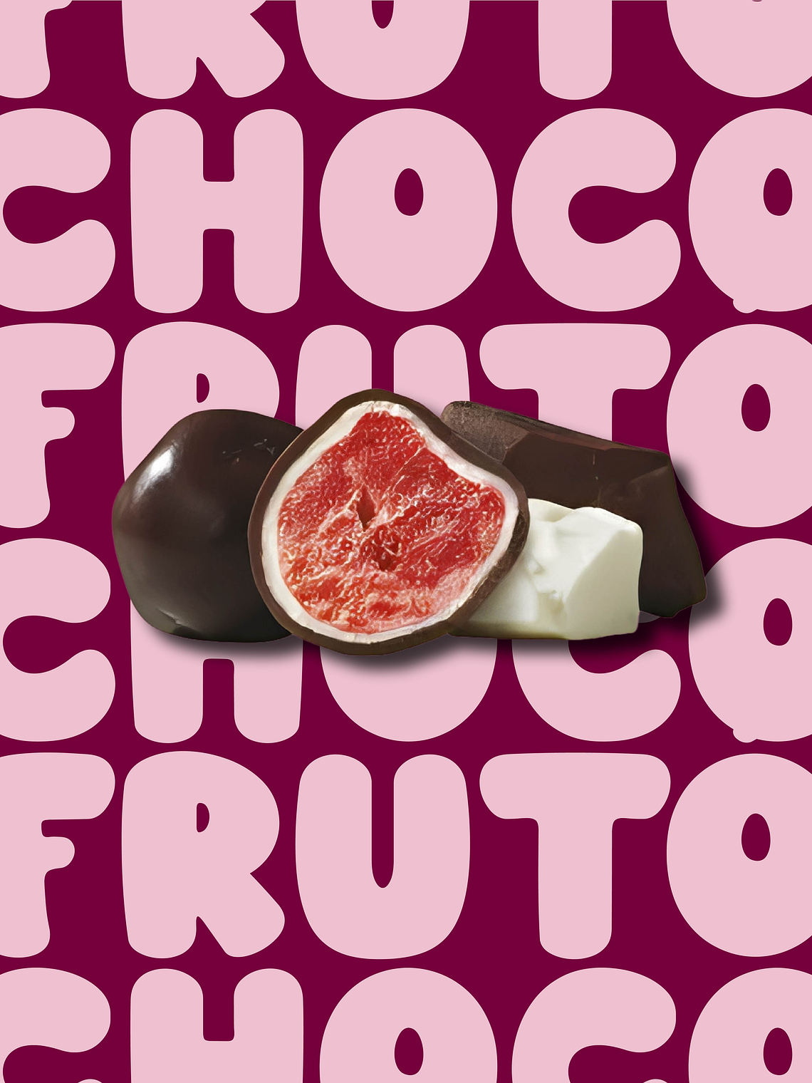 Chocolate negro e groselha liofilizada 2