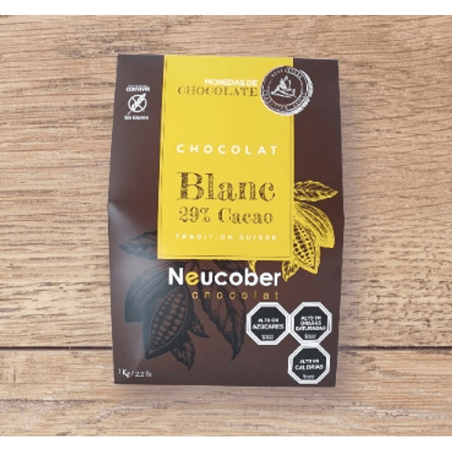 Cobertura de chocolate Blanco 29% Cacao
