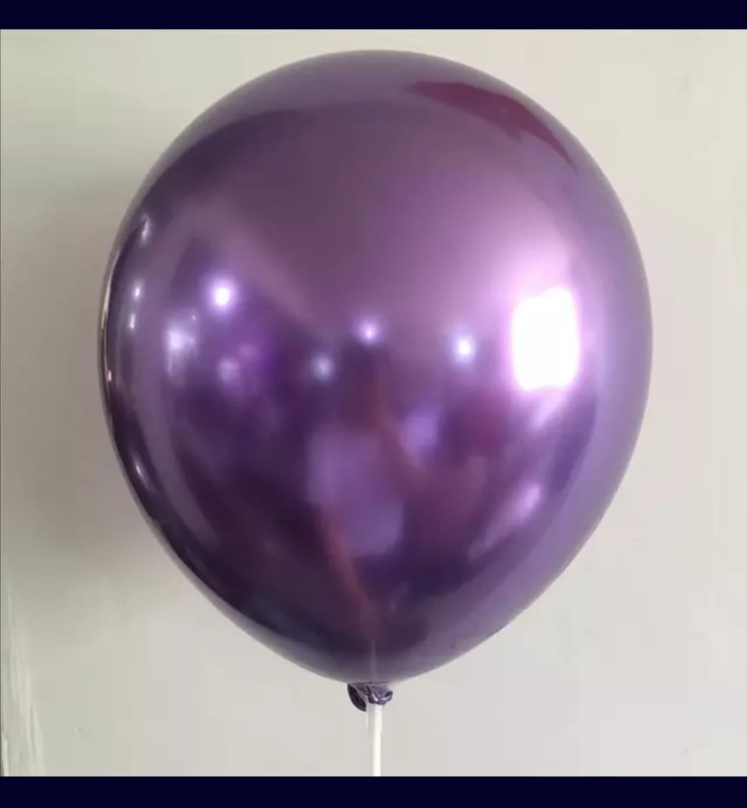 Globos Cromados de 12´´ latex