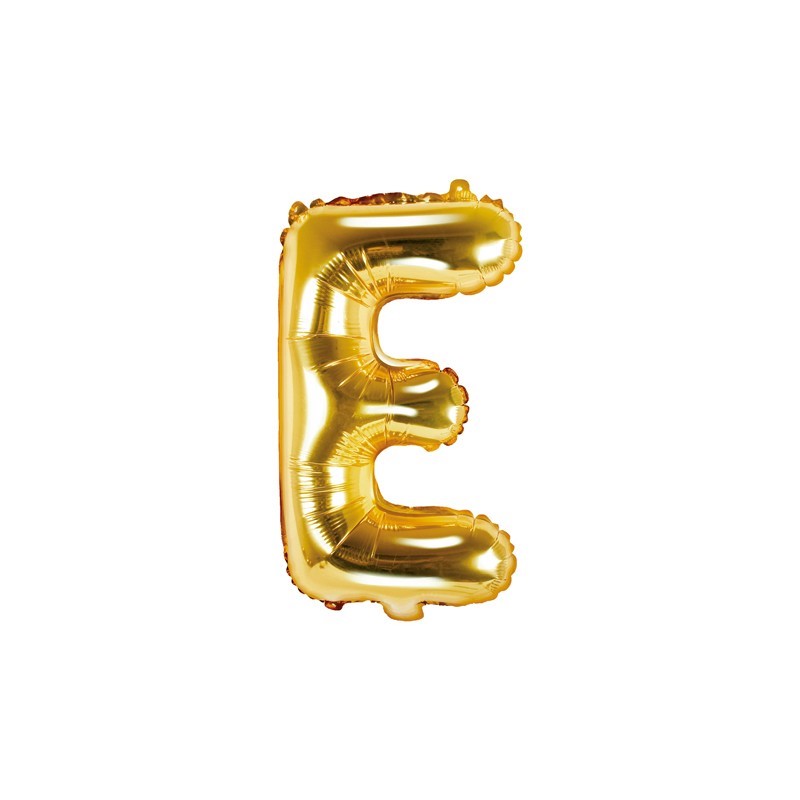 Globo ORO Letra E Foil  16´´