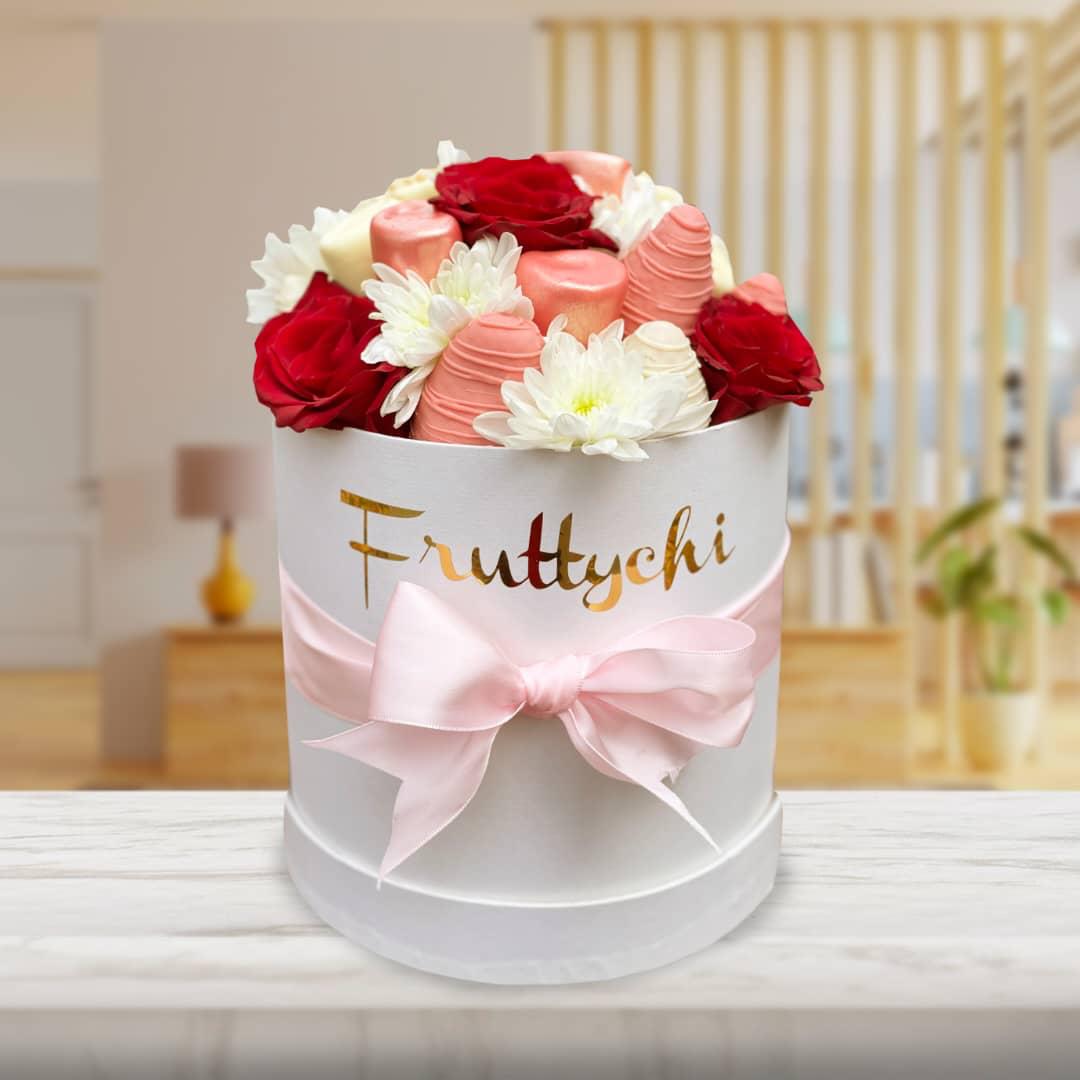 Box elegant con marshmallow