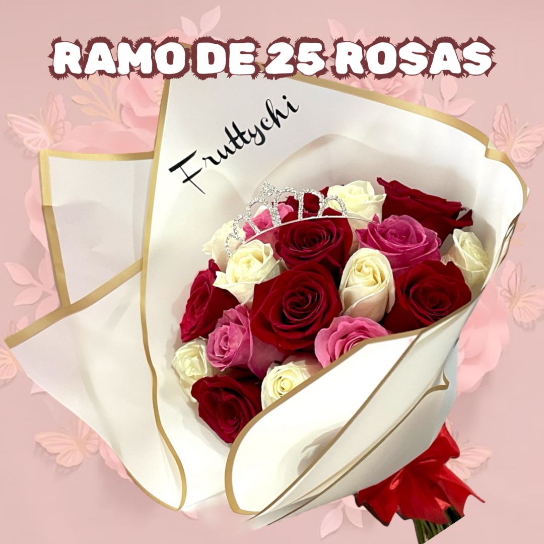 Ramo de 25 rosas