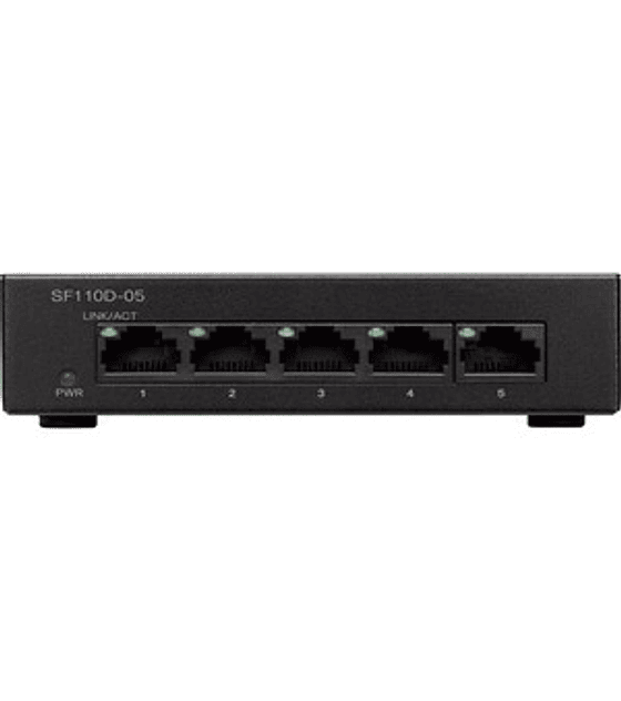 Switch Cisco SF110D-05 5-Port 10/100 Desktop