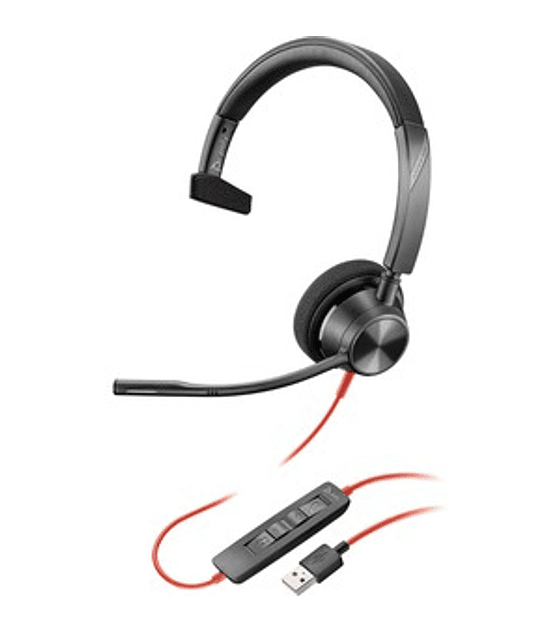 Auriculares Blackwire 3310, USB-A
