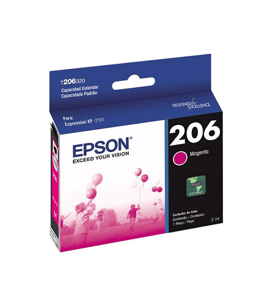 Cartucho de tinta Epson T206320-AL magenta