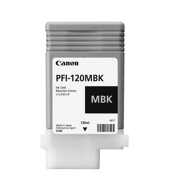 Cartucho de tinta Canon PFI-120 negro mate 130 ml