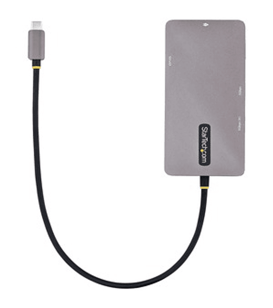 Adaptador multipuerto USB C DUAL HDMI Video 4K 60HZ 2PT 5GBPS USB-A HUB 100W