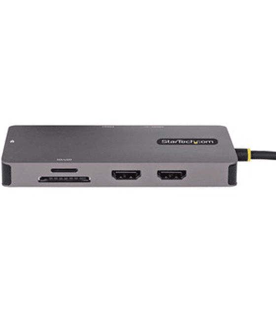 Adaptador multipuerto USB C DUAL HDMI Video 4K 60HZ 2PT 5GBPS USB-A HUB 100W
