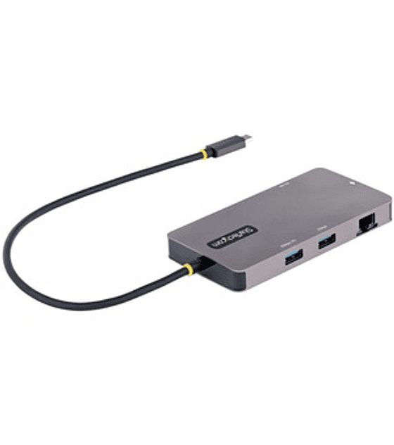 Adaptador multipuerto USB C DUAL HDMI Video 4K 60HZ 2PT 5GBPS USB-A HUB 100W