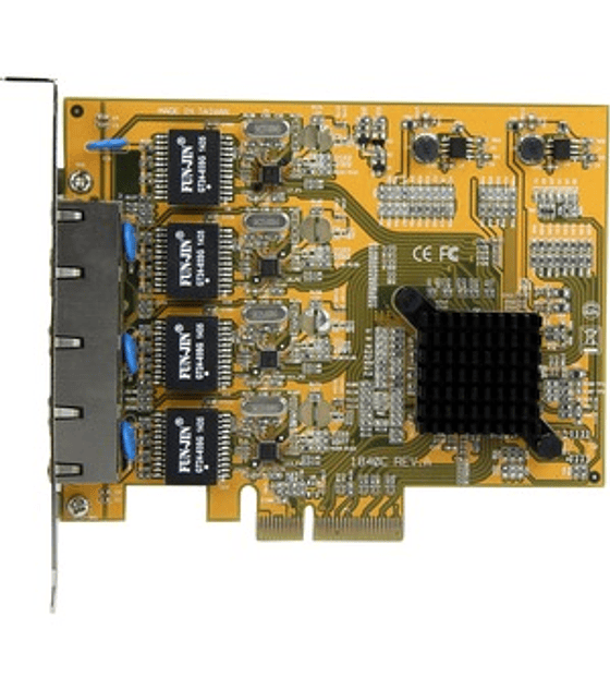 Tarjeta Adaptador de Red PCI Express PCI-E Ethernet Gigabit con 4 Puertos RJ45