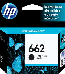 Cartucho de tinta HP 662 negro