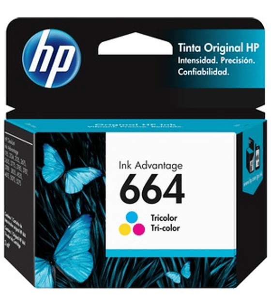 Cartucho de tinta HP 664 tricolor