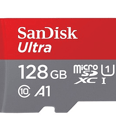 Tarjeta de memoria sandisk ultra microsdhc 128GB CLASS 10