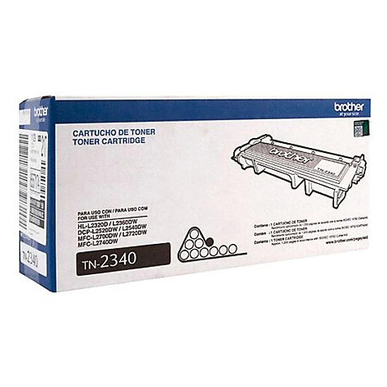 Tóner Brother TN-2340 Negro Original Láser 2