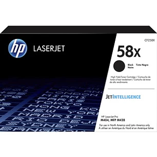 Tóner HP CF258X Negro Alta Capacidad