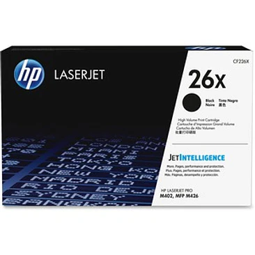Tóner HP 26X Negro Alta Capacidad 1