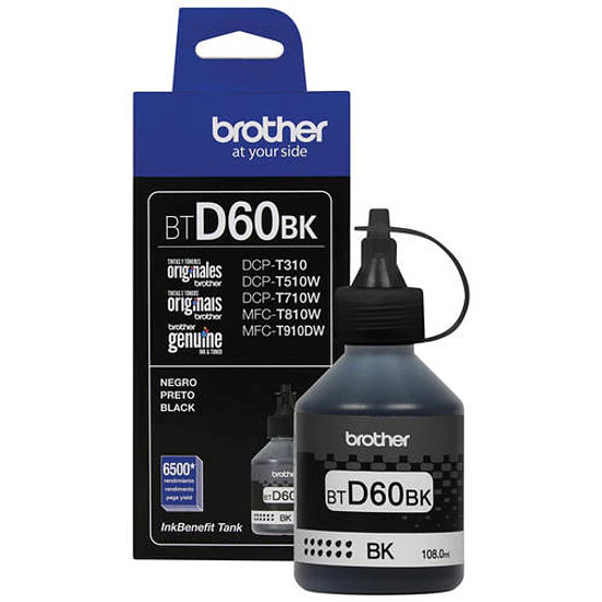 Kit de Relleno de Tinta Brother BTD60BK Negro Original 1