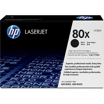 Tóner original LaserJet HP 80X 1