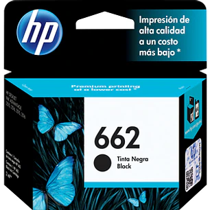 Cartucho de Tinta HP 662 Negro Original