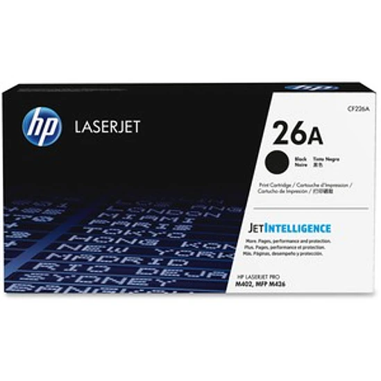 Tóner HP 26A CF226A Negro 1