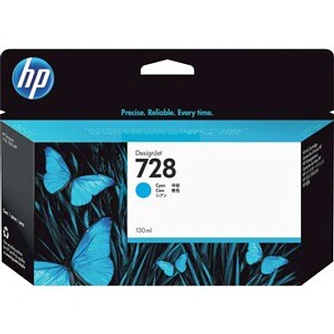 Tinta HP 728 130 ML cian 1