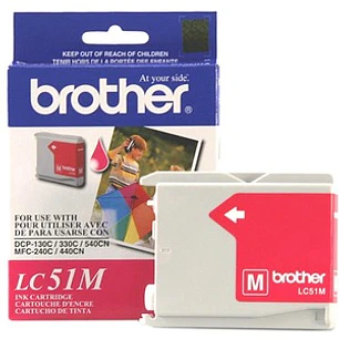Cartucho Brother LC51M Magenta Original