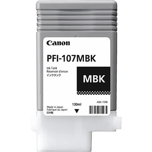 Cartucho Canon PFI-107MBK Negro Mate 130ml