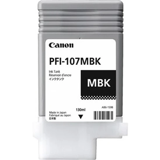 Cartucho Canon PFI-107MBK Negro Mate 130ml 1