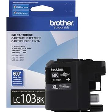 Cartucho Brother LC103BK para MFC J4410/J4510/J4610DW 1
