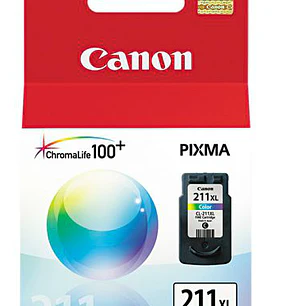 Cartucho Canon CL-211 XL Tricolor Original Alto Rendimiento
