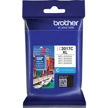 Cartucho Brother LC3017C Cian 1
