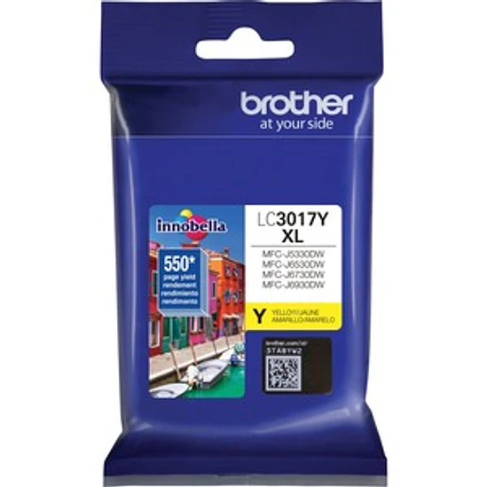 Cartucho Brother LC3017Y Amarillo Alta Calidad 1