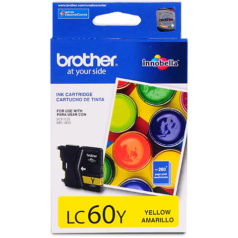 Cartucho de tinta Brother LC-60Y YELLOW