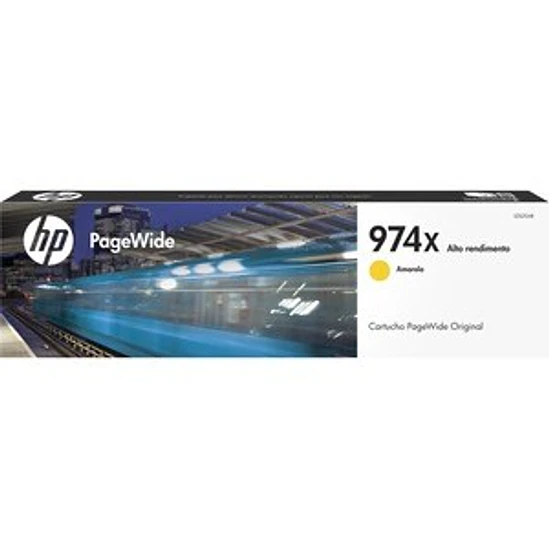 Cartucho HP 974X Amarillo PageWide XL Alto Rendimiento 1