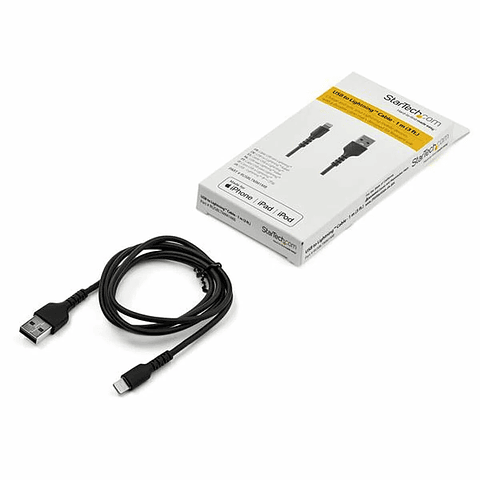 Cable USB a Lightning 1m Negro Original Apple MFI
