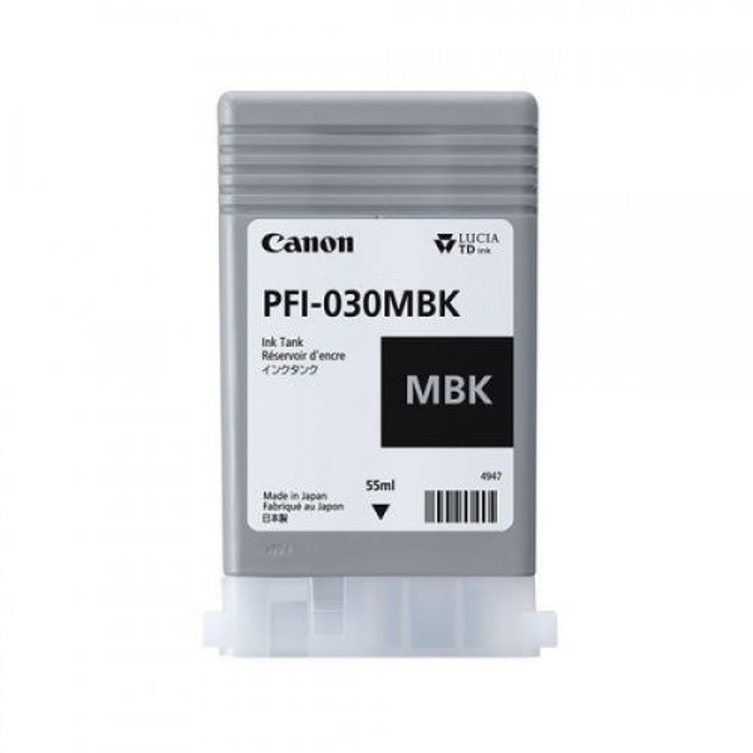 Tinta Canon PFI-030 Negro Mate 55ml 1