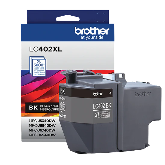 Cartucho Brother LC402XLBKS negro alto rendimiento 1