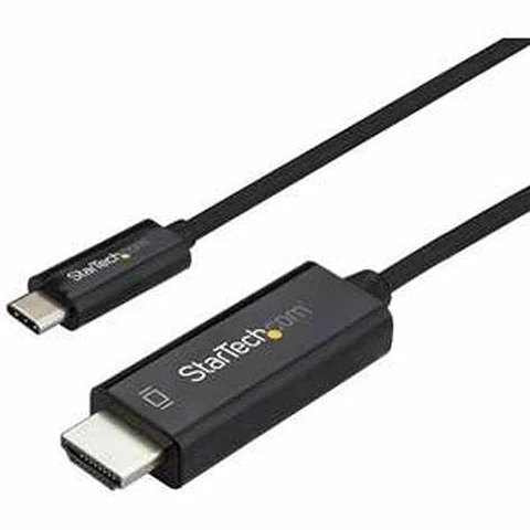 Cable USB-C a HDMI 4K 60Hz – 1 metro, color negro