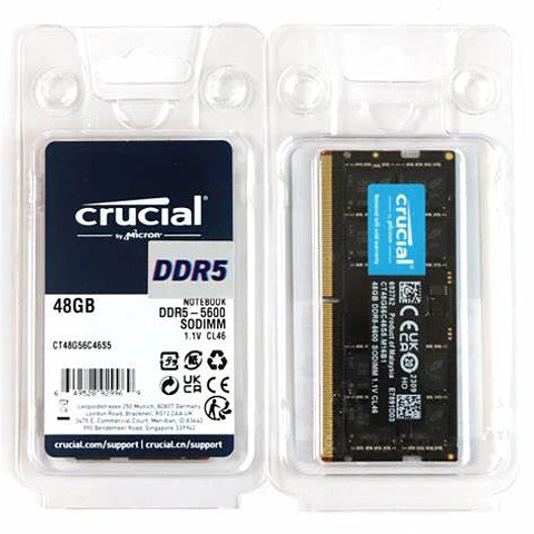 Memoria RAM 48GB DDR5 5600MHz SODIMM