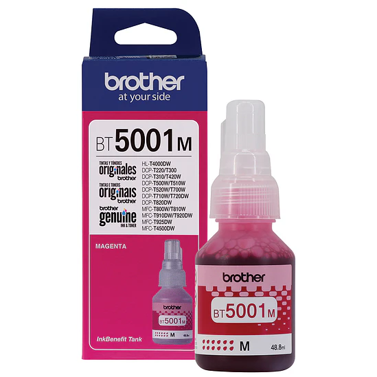 Cartucho de Tinta Brother BT5001M Magenta Original 1