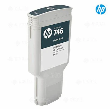 Tinta HP 746 300 ml Mate Negro Original 1
