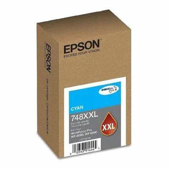 Cartucho Epson 748 XXL Cian Original DURABrite Ultra T748XXL220-AL 1