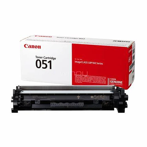 Tóner Canon 051 Negro Original para impresoras Laser